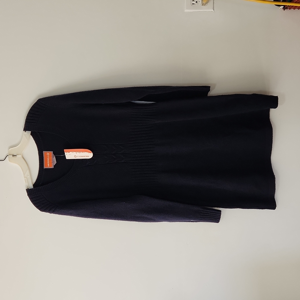 - NWT Merrell Navy Sweater Dress